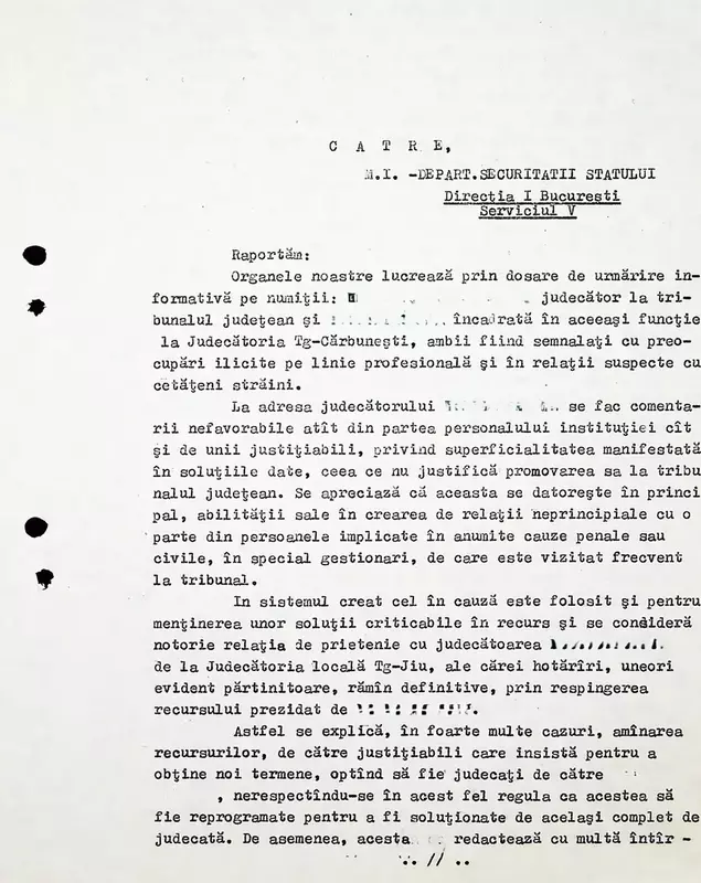 Corupția în justiția comunistă: Dosarele Securității referitoare la judecătorul pregătit să realizeze orice