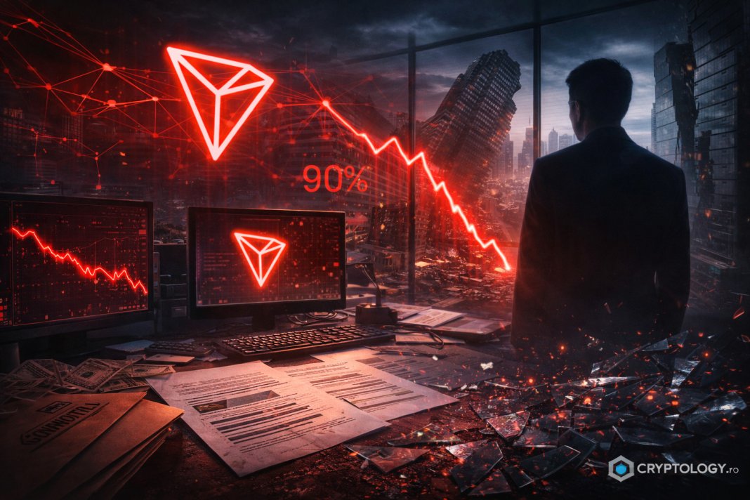 TRON Inc se prăbușește pe bursă minus 90 în opt luni TRON Inc se prăbușește pe bursă - minus 90% în opt luni