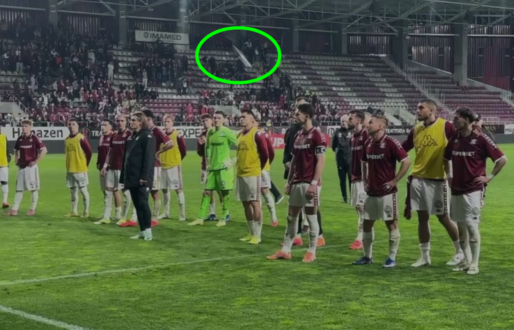 Scandal imens în Giulești după Rapid - U Cluj: Fotbaliștii înjurați de suporteri și agresați cu bățul de tobă!