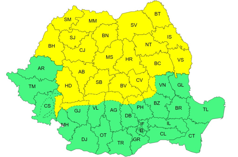 Vremea suferă schimbări radicale: precipitații, zăpadă și temperaturi inferior normale pentru această perioadă. Regiunile influențate de...