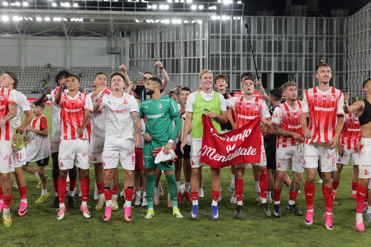 Nu au fost sancționate! » Ce s-a întâmplat pe teren, imediat după meciul Dinamo - FC Voluntari 4-0